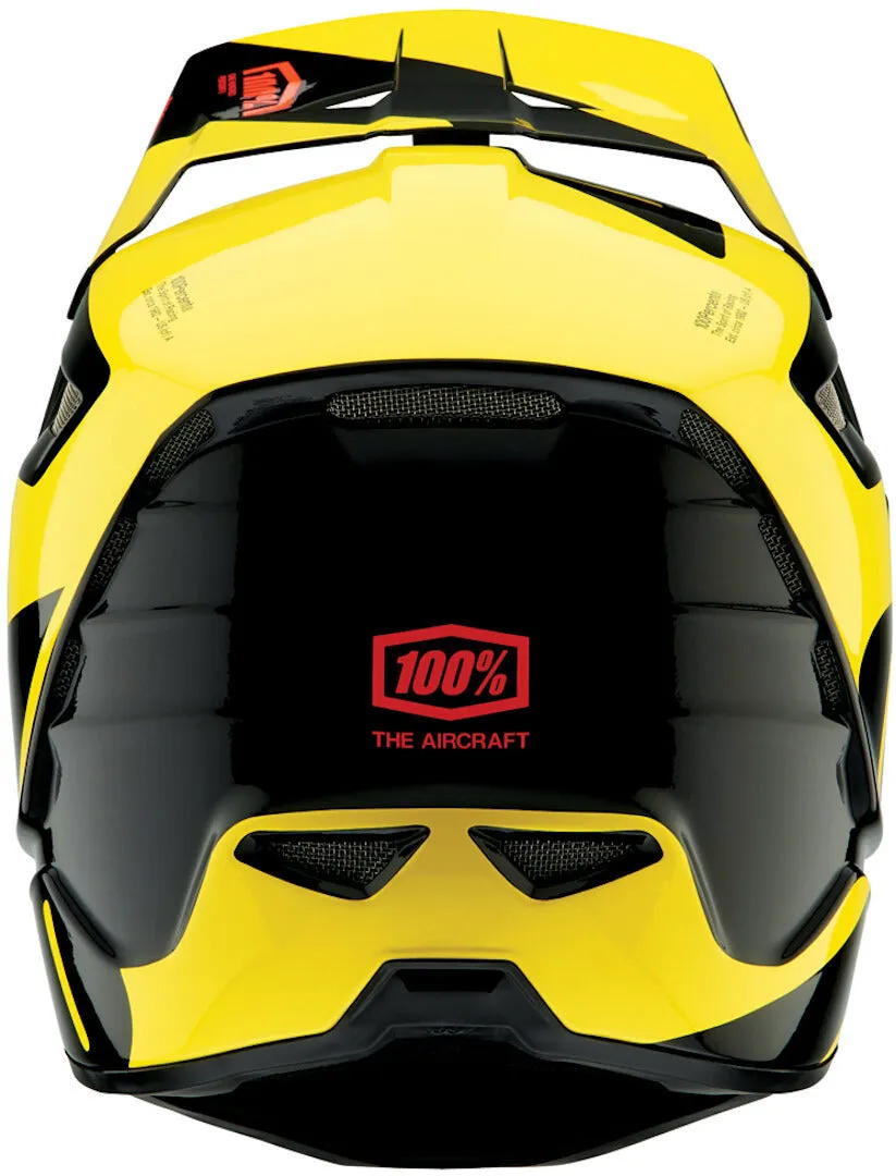 100% Aircraft Composite Helmet Ltd - Neon Yellow - 2022