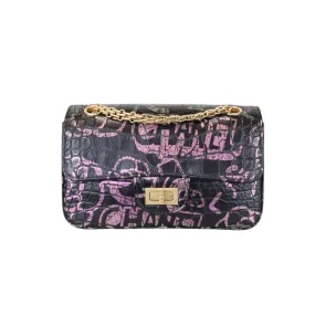 19A Graffiti Croc Embossed Mini 2.55 Reissue GHW