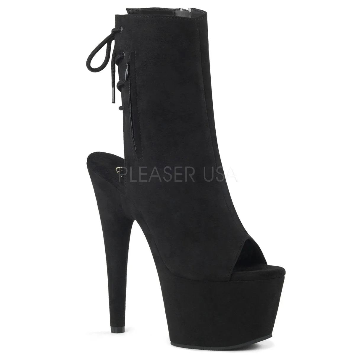 7" Heel Platform Open Toe Ankle Boot (ADORE-1018FS)