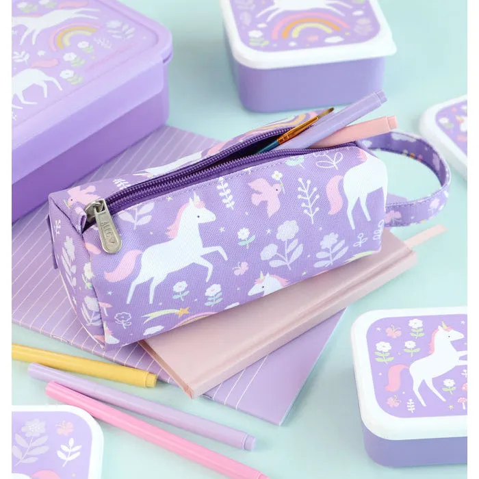 A Little Lovely Company Pencil Case: Unicorn Dreams