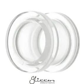 Acrylic Screw Fit Flesh Tunnel - Clear