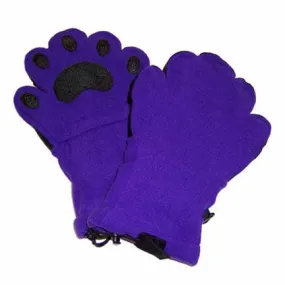 Adult Purple Fleece Mittens