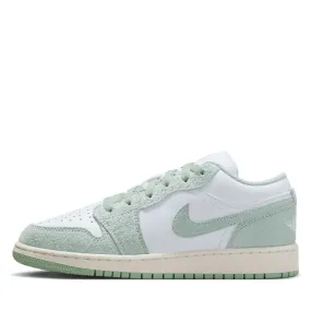 Air Jordan 1 Low SE (GS) - White/Seafoam