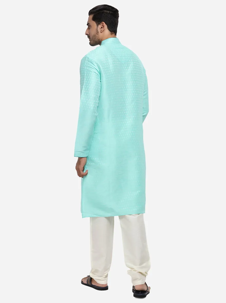 Aqua Green Kurta Set | Azania