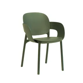 Arc Olive Green Arm Chair