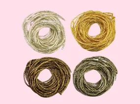 Asssorted Pack of Golden Bullion Wire / Nakshi