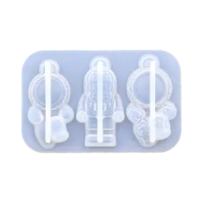 Astronaut Silicone Mold (3 Cavity)