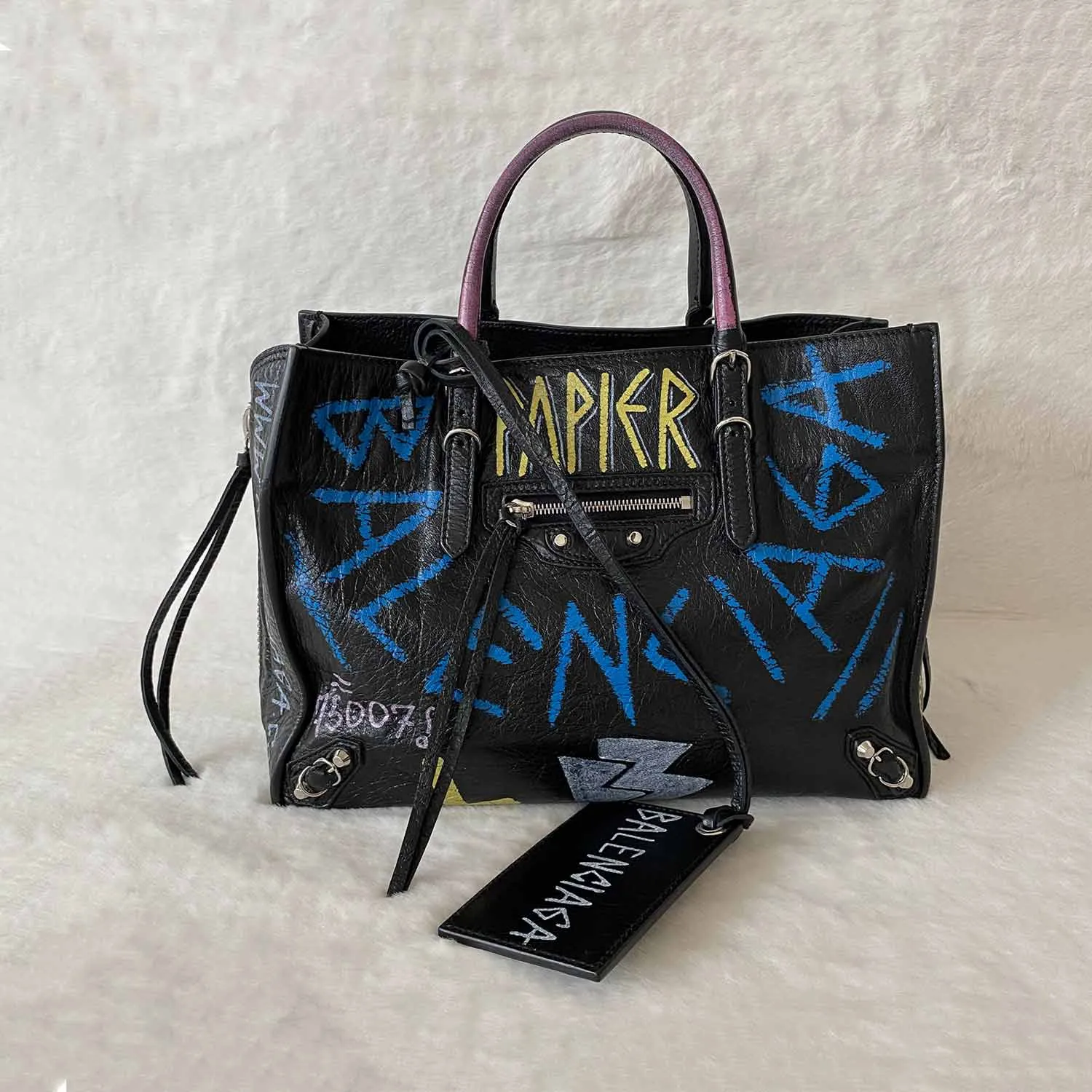 Balenciaga Graffiti Papier A4 Mini Bag