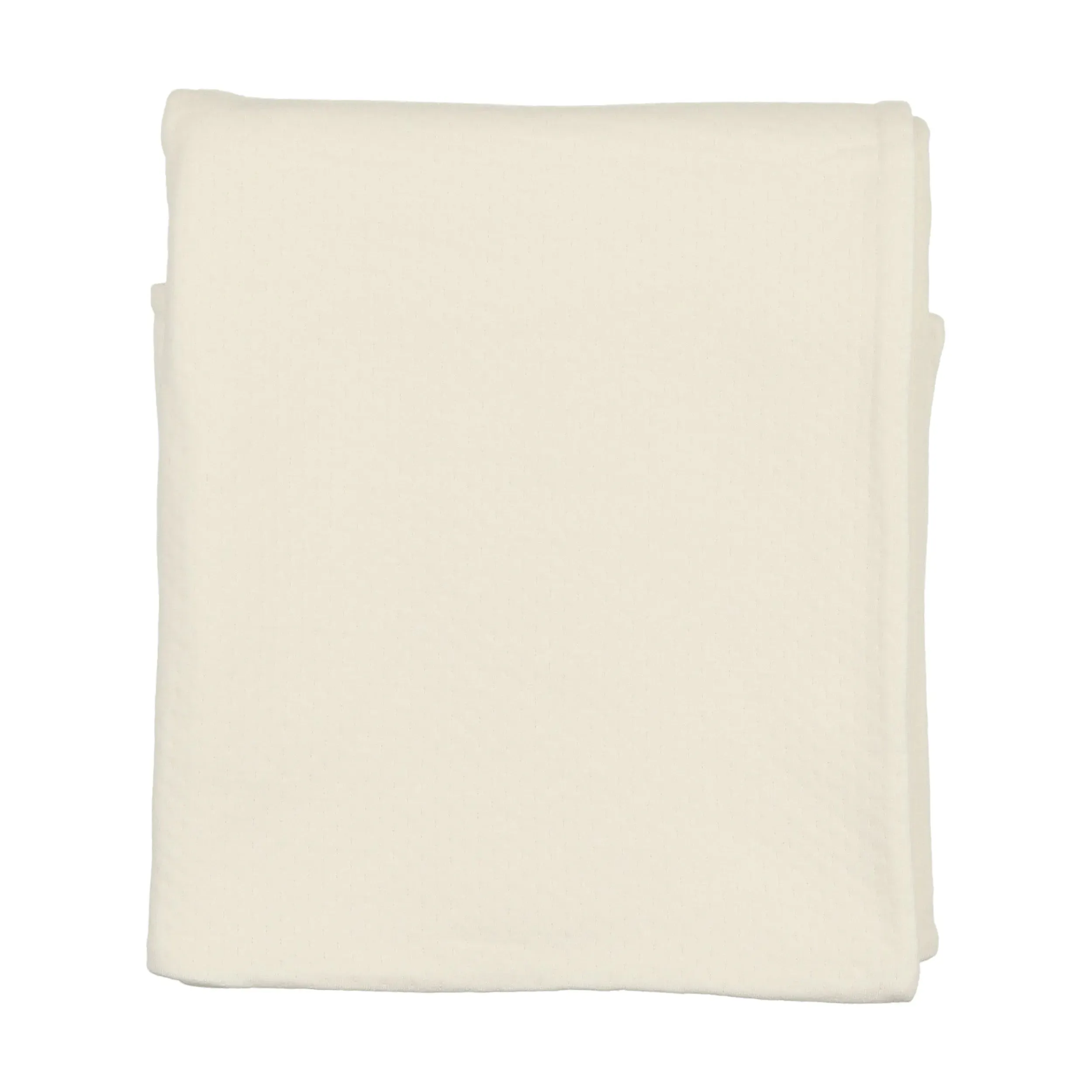 Bee & Dee Ivory Textured Pointelle Blanket