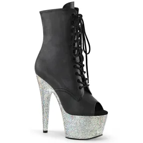 BEJEWELED-1021-7 Pleaser Shoes Fancy Stripper Boots