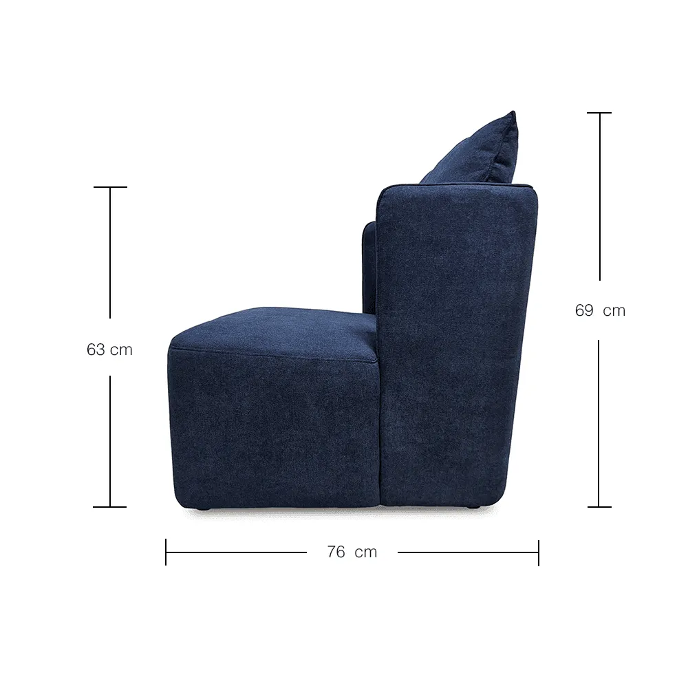 Beth Fabric Armchair by Zest Livings