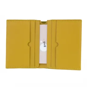 Bifold Wallet in Amber Yellow