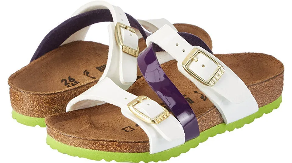 Birkenstock Kids Salina Tropical White Lilac