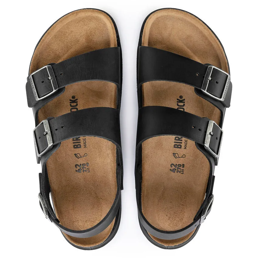 BIRKENSTOCK MILANO RUGGED BLACK