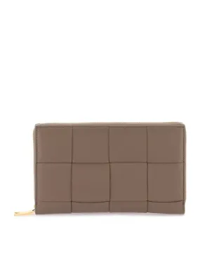 BOTTEGA VENETA TAUPE LEATHER WALLET