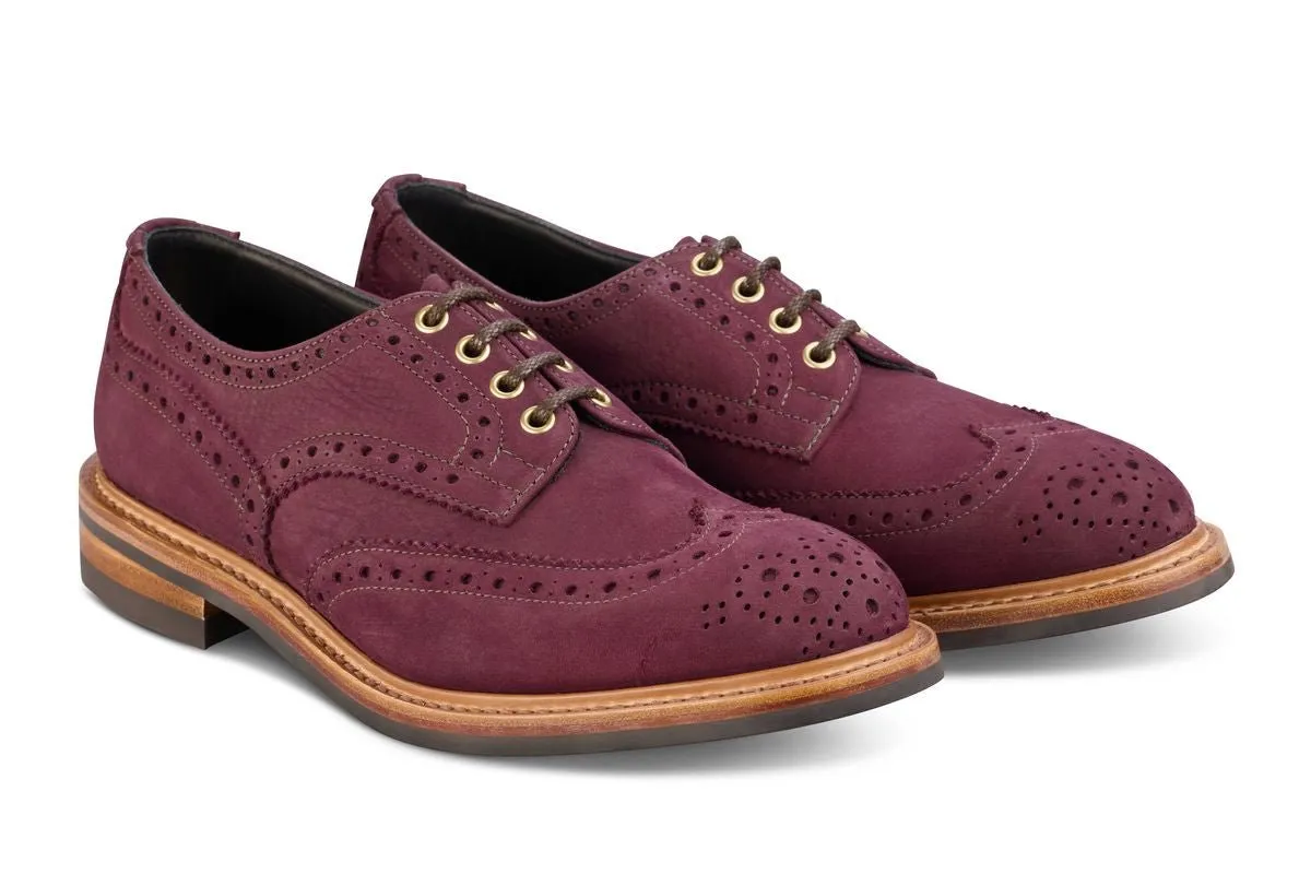 Bourton Country Shoe - Blackberry Hydro Nubuck