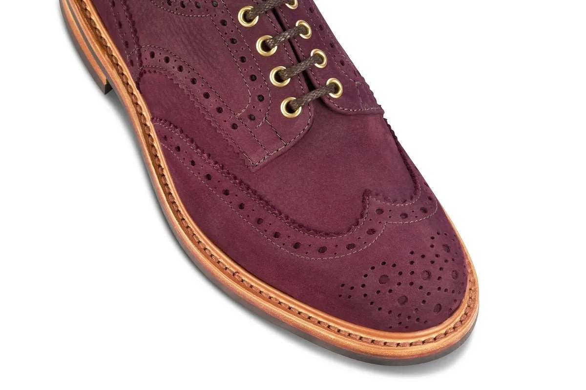 Bourton Country Shoe - Blackberry Hydro Nubuck