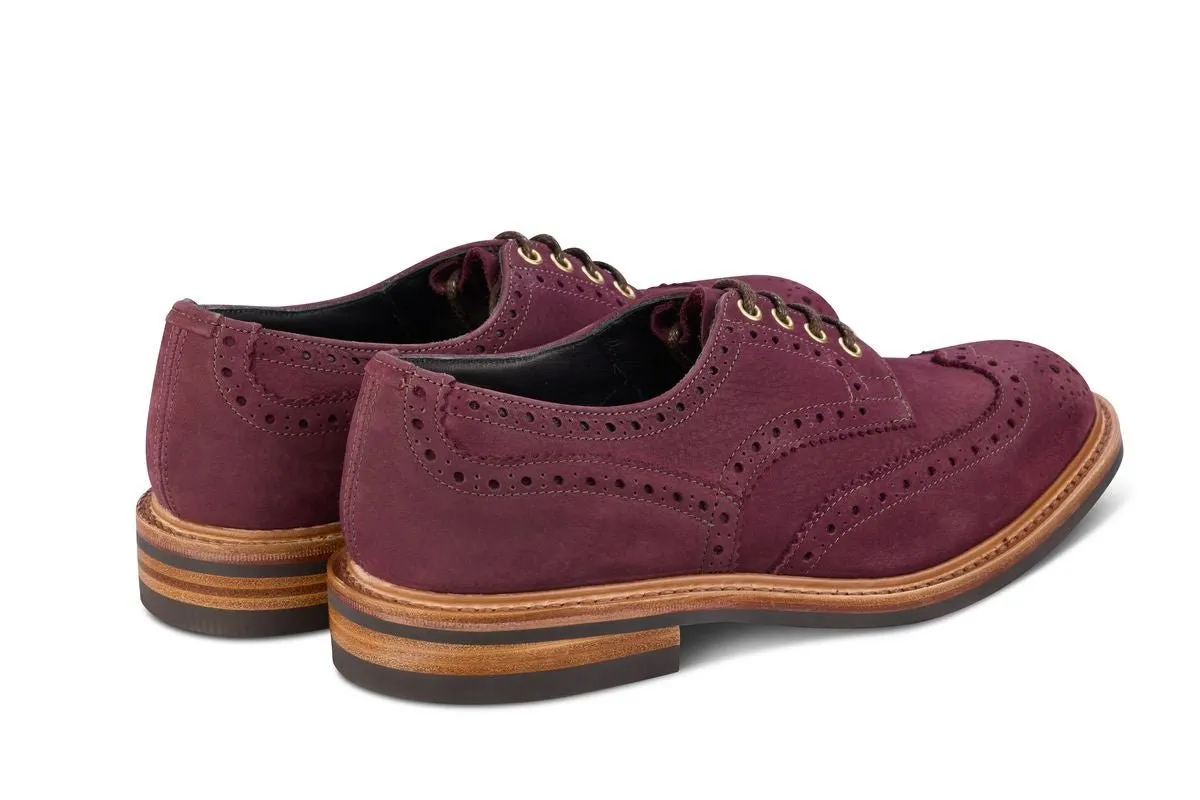 Bourton Country Shoe - Blackberry Hydro Nubuck