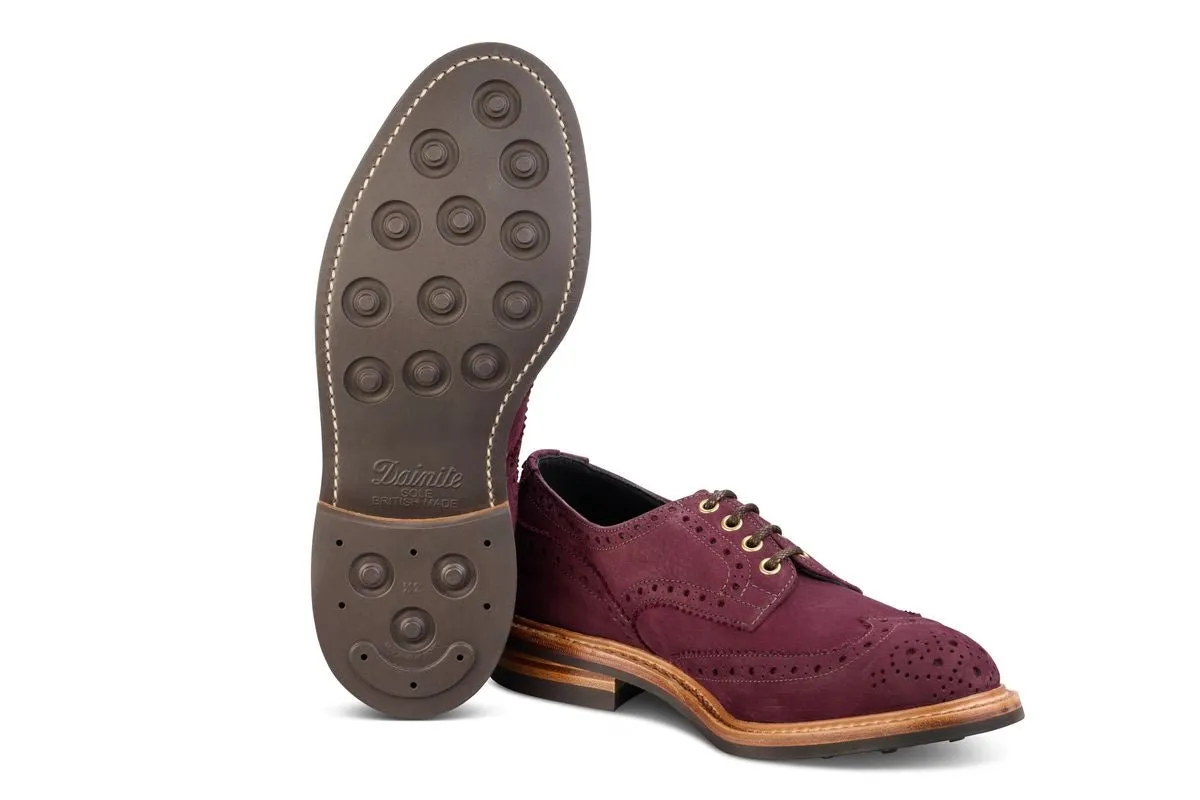 Bourton Country Shoe - Blackberry Hydro Nubuck