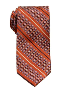 Boy's Tie 19758 Rust/Blue