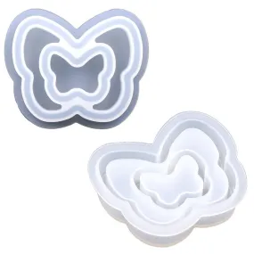 Butterfly Shaker Silicone Mold with Films (2 sets)