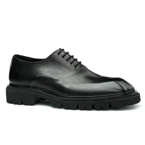 Chunky sole oxford shoes