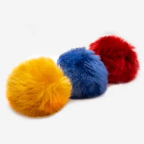 Crimson, Royal, Rusty Yellow Pom Pack