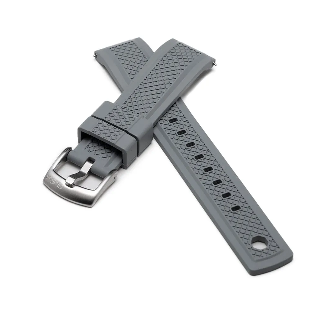 Crosshatch Rubber - Gray