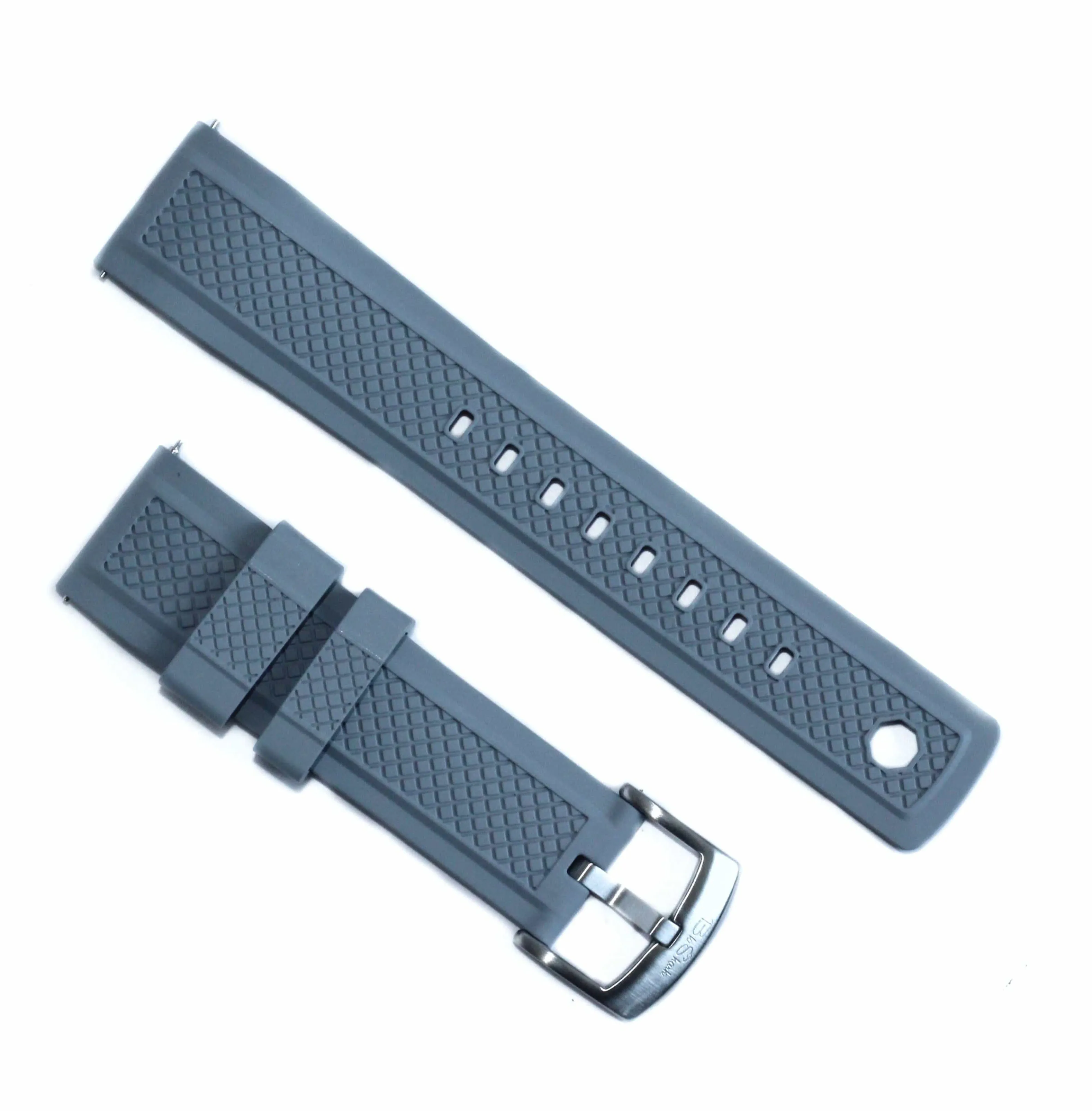 Crosshatch Rubber - Gray