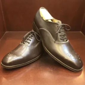 Edo Brown Oxford with toe perforation