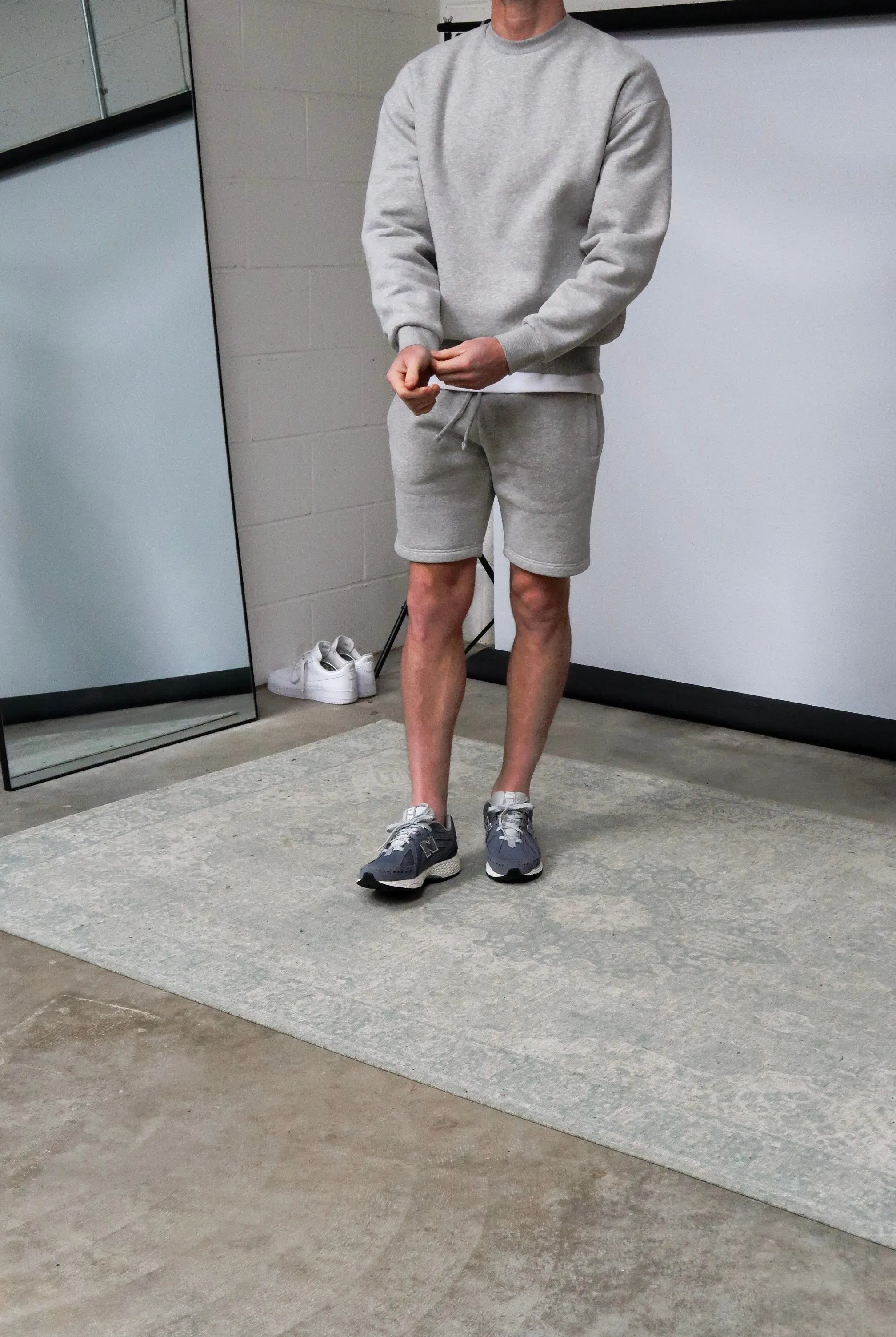 Essential Grey Jogger Shorts