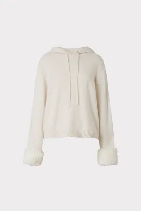 Fur Trim Hoodie