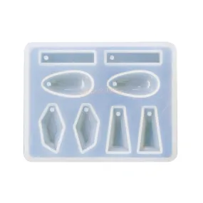 Gemstones Shapes Charms Silicone Mold