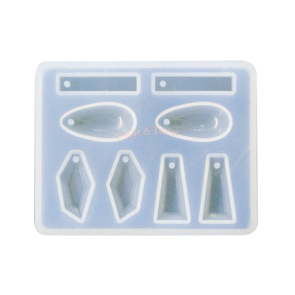 Gemstones Shapes Charms Silicone Mold