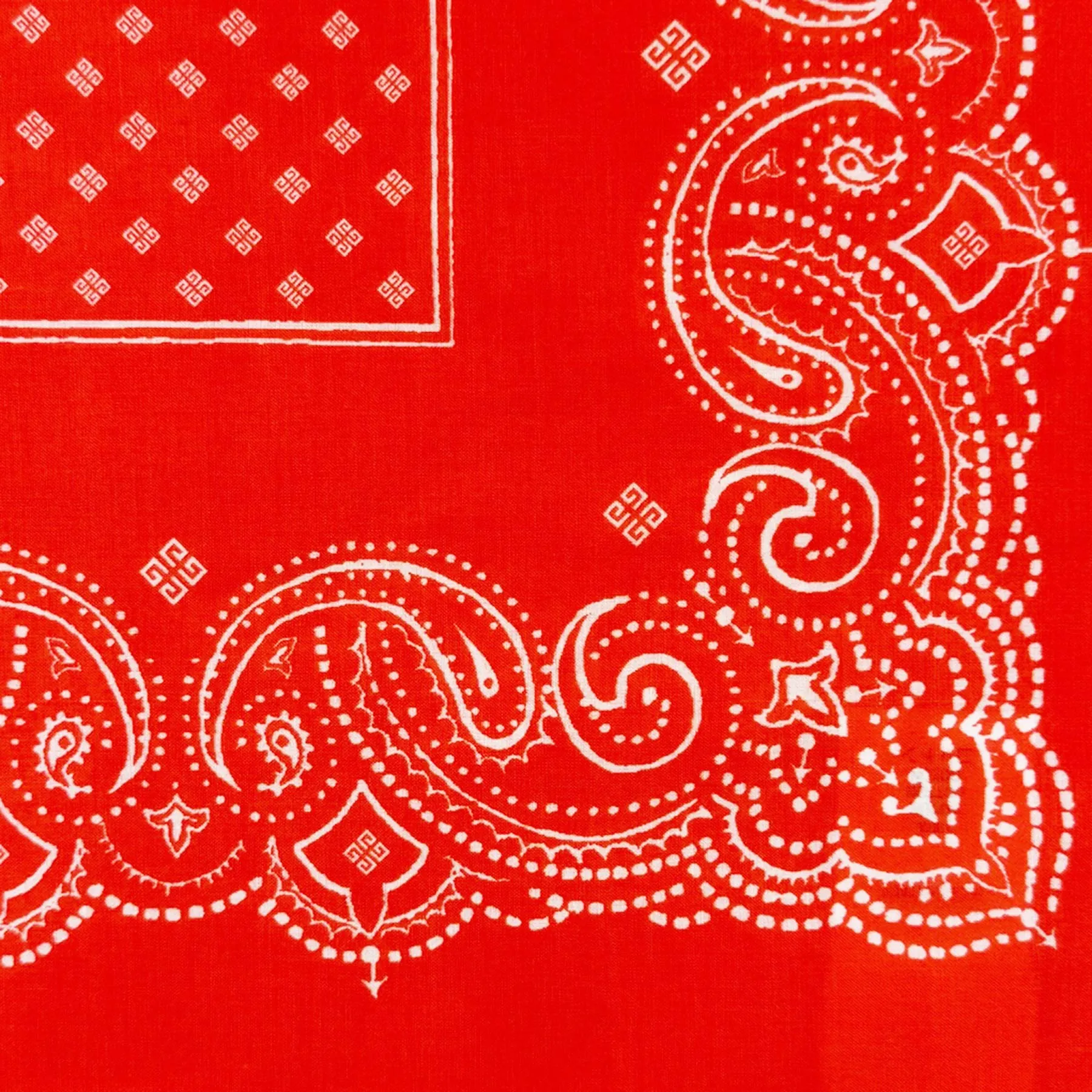 Givenchy Small Scarf Orange Paisley - Cotton Square Bandana SALE