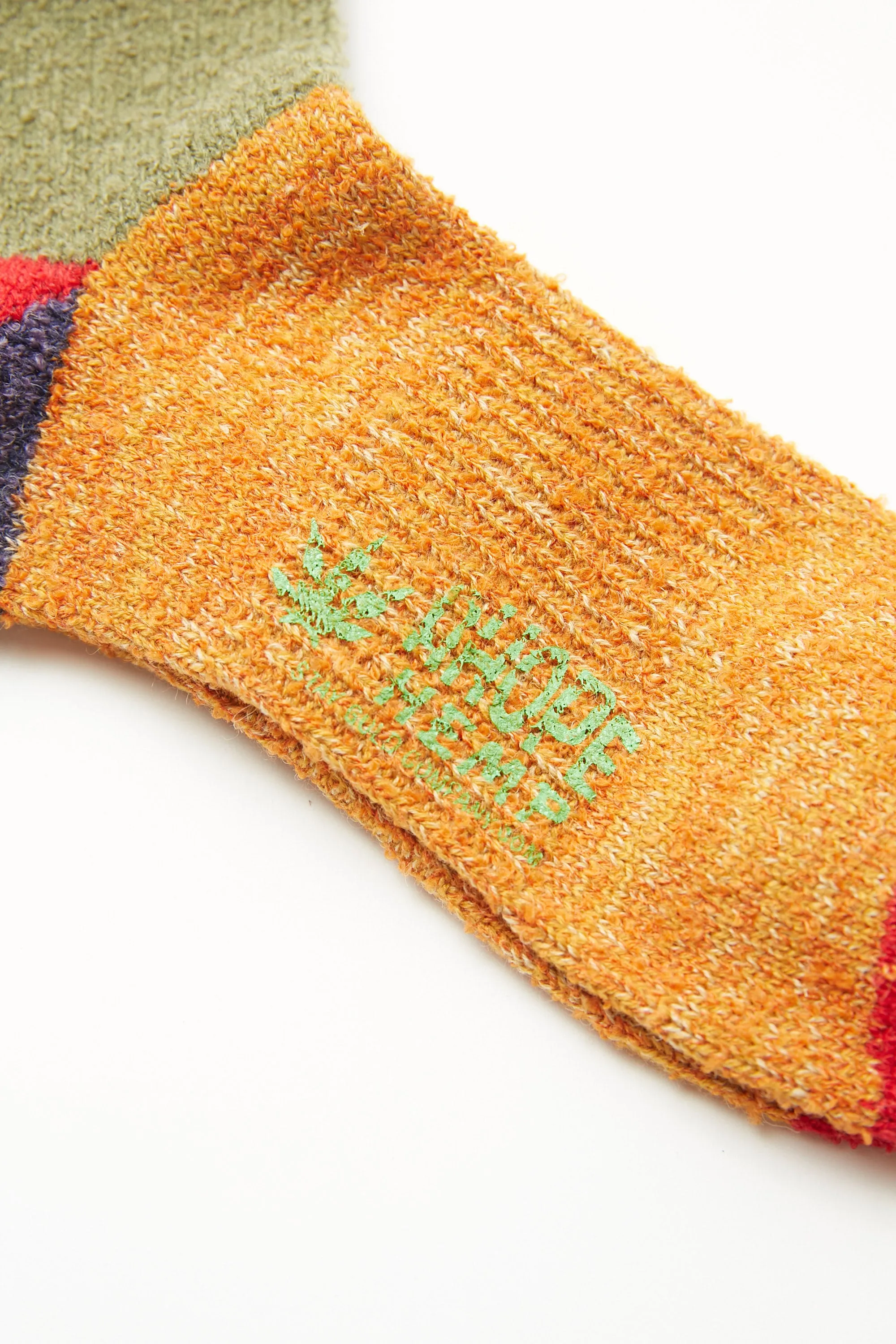 Hope Hemp Wool Sock HSX-259 - Orange