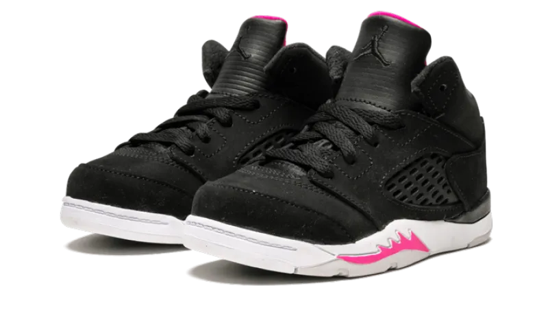 Jordan - Girl  - TD Retro 5   - Black/Pink/White