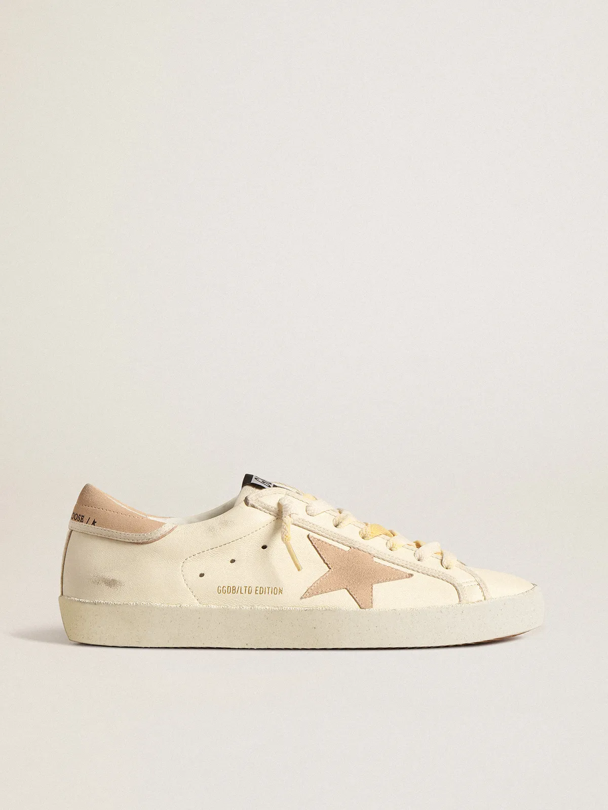 Men’s Super-Star LTD in nappa with suede star and heel tab