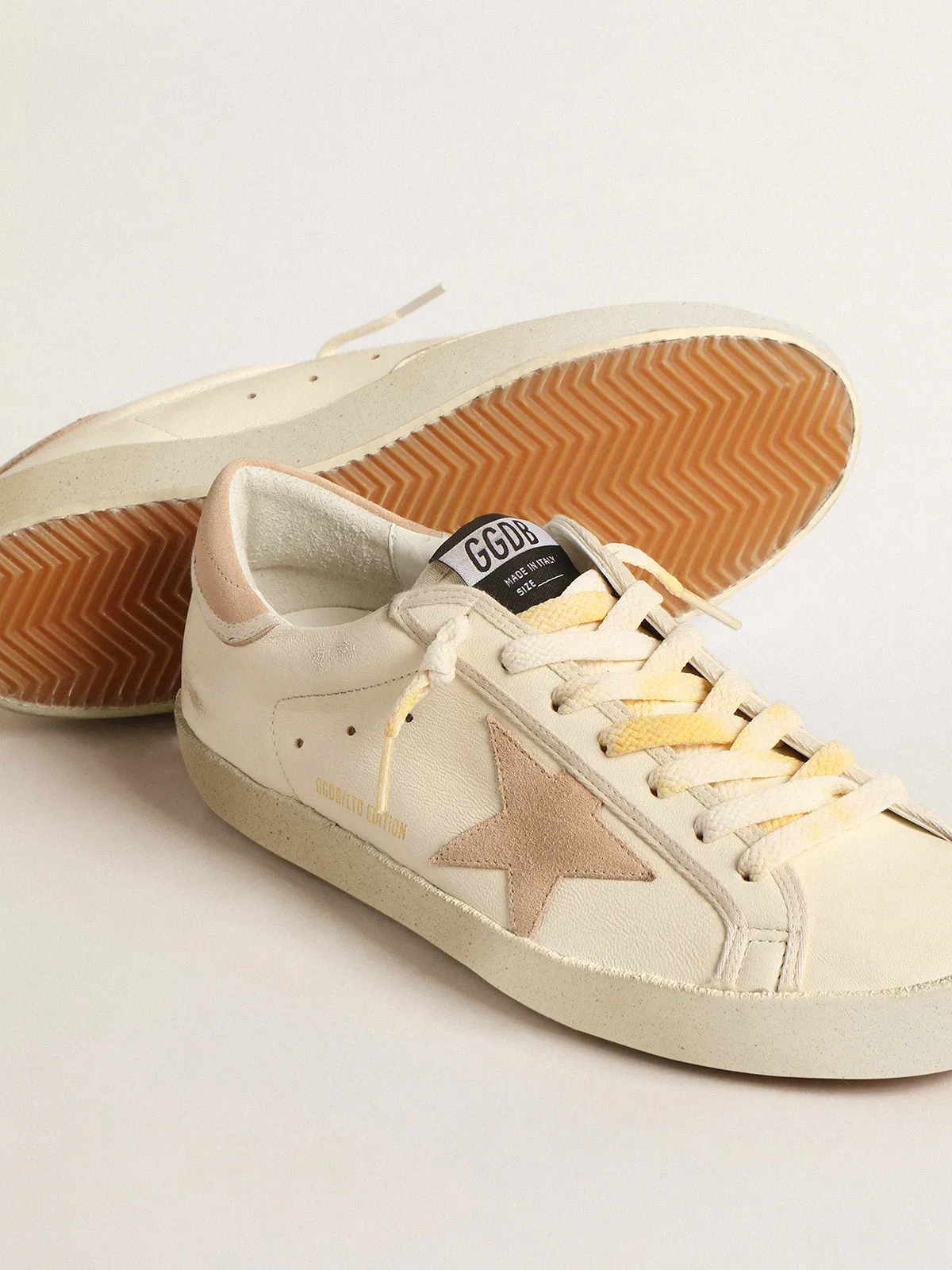 Men’s Super-Star LTD in nappa with suede star and heel tab