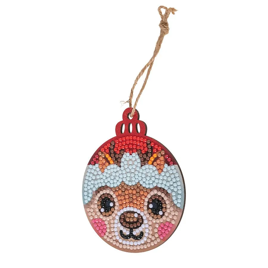 "Festive Friends" Crystal Art Hanging Decorations