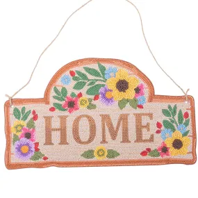 "Home" Crystal Art Sign