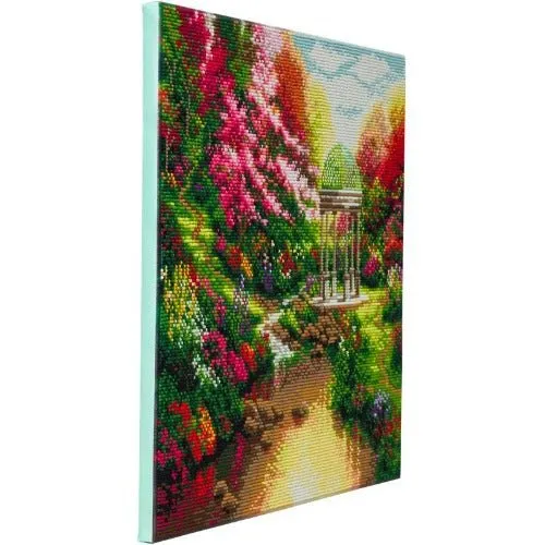 "Pools of Serenity" by Thomas Kinkade Crystal Art Kit 40x50cm