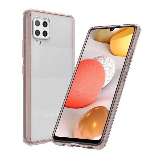 SaharaCase - Hard Shell Case - for Samsung Galaxy A42 5G (2021) - Clear Rose Gold