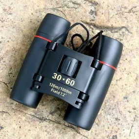 Sakura 30X60 Foldable Binoculars with Strap & Pouch