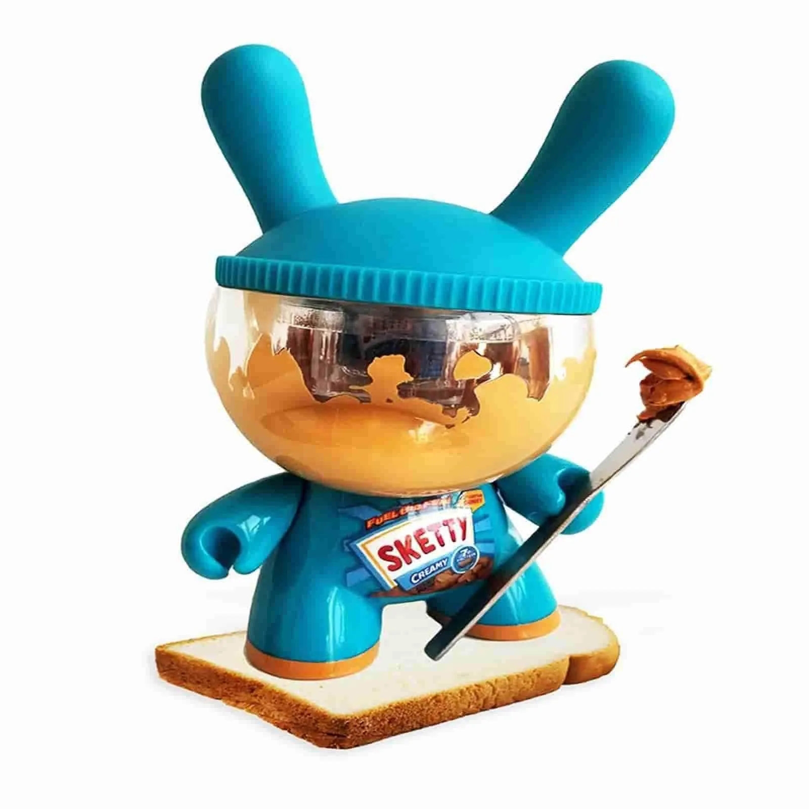 Sketty Peanut Butter Used 8" Custom Dunny by Sket-One