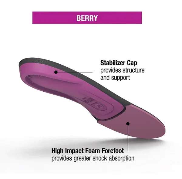 Superfeet Berry All-Purpose Women's High Impact Support Insoles