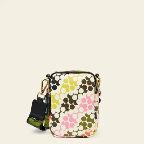 Tall Duo Crossbody - Puzzle Flower Multi