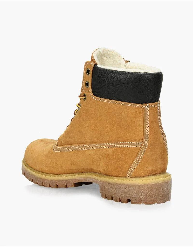 Timberland Men's Premium 6" Warm Fur Wheat