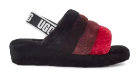 UGG Fluff Yeah Slide Women | Black Multi (1116330)