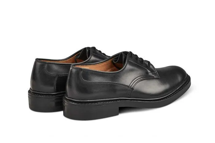 Woodstock Plain Derby Shoe - Black